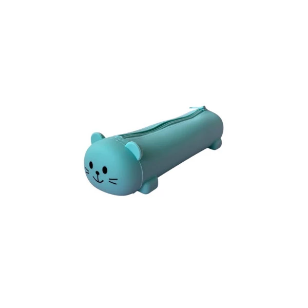 Estojo Silicone Gatinho Azul VMP