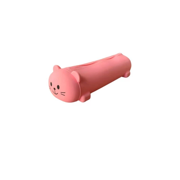 Estojo Silicone Gatinho Rosa VMP
