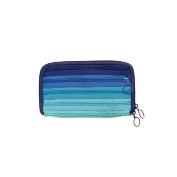 Estojo Escolar Zipit com Divisórias Zipper Pencil Azul