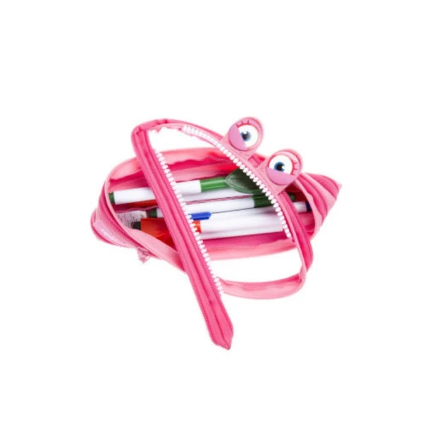 Estojo Escolar Zipit Wildlings Rosa
