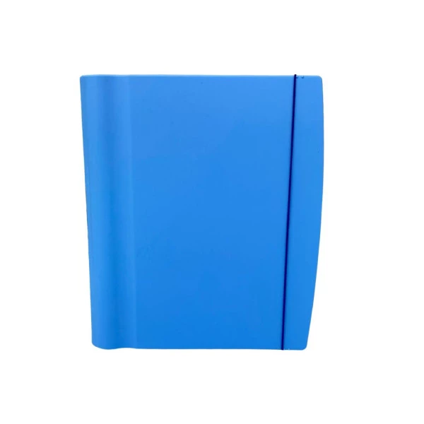 Fichário Azul Pastel c/ 4 argolas e 1 estojo