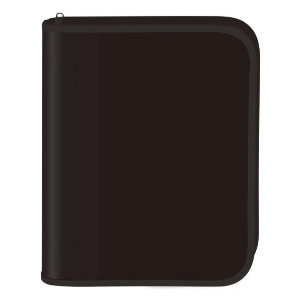 Fichário Universitário Com Zíper All Black DAC