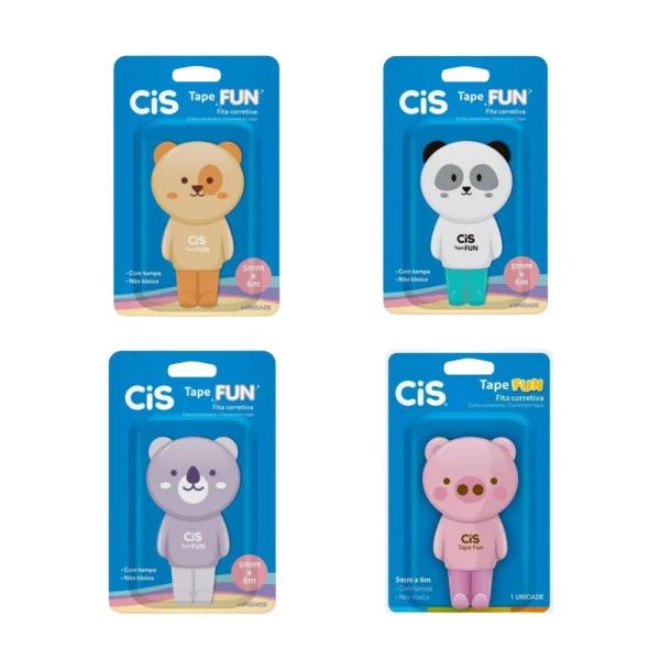 Fita Corretiva Tape Fun Cis