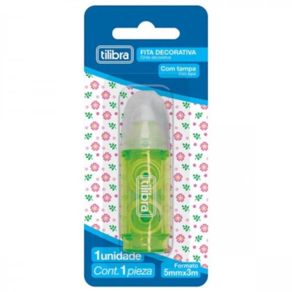 Fita Decorativa Flores 5mmX3m Tilibra