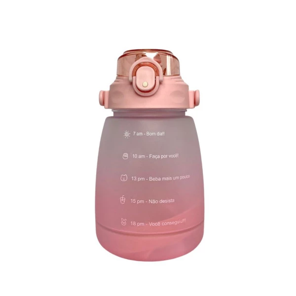 Garrafa de água 1400ml Rosa Tie Dye