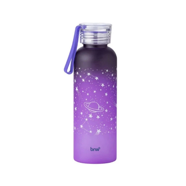 Garrafa De Água Plástica BRW Degradê Estrela 500ml BPA Free