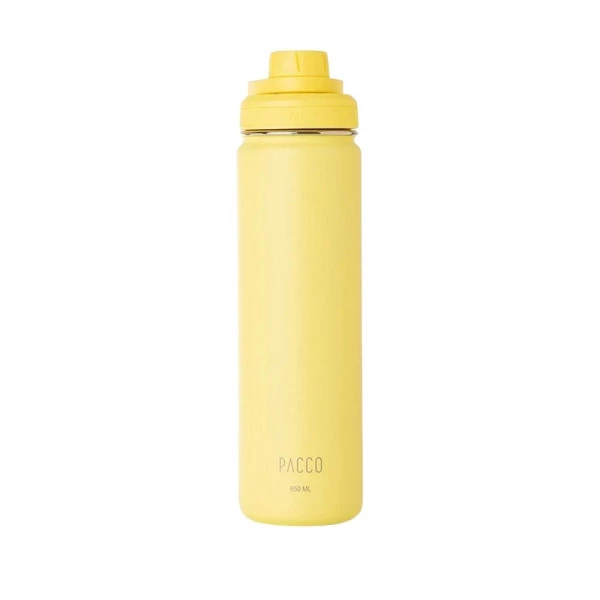 Garrafa Térmica Pacco Hydra V2 650ml Amarelo Lima