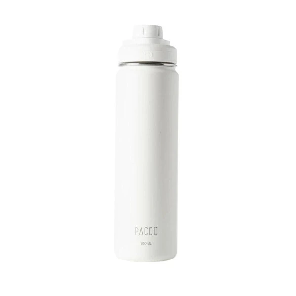 Garrafa Térmica Pacco Hydra V2 650ml Branco