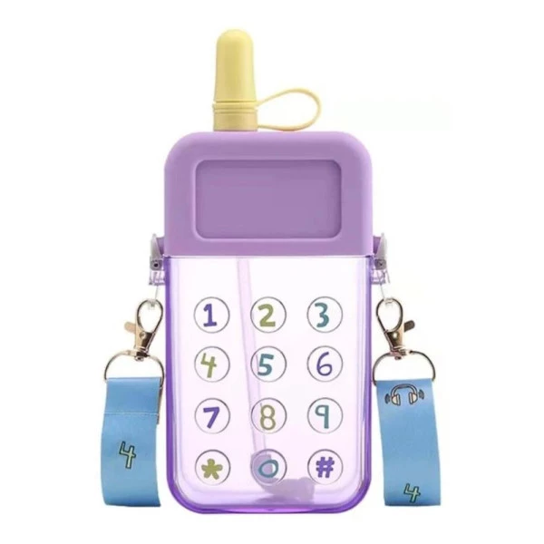 Garrafa De Água Celular Roxo