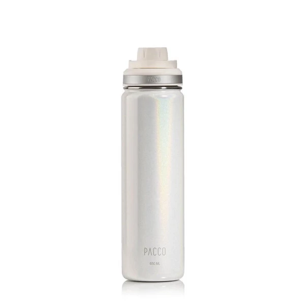 Garrafa Térmica Pacco Hydra V3 Puretaste 650ml Pérola