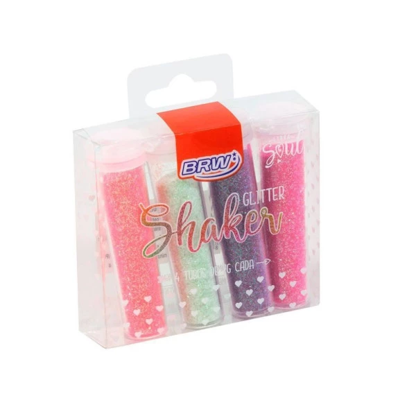 Glitter shaker pastel 7g - blister c/ 4 cores