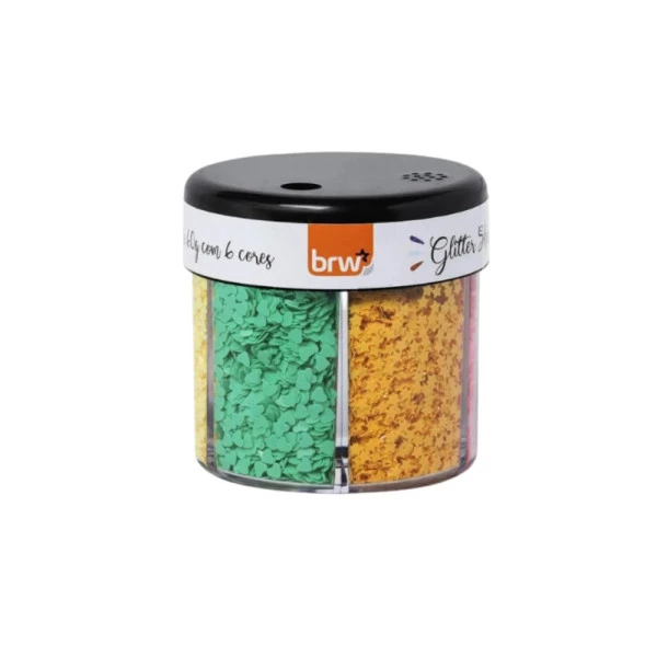 Glitter Shaker Pastel 60g 6 Cores