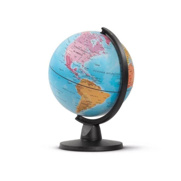 Globo Terrestre Decorativo Luminoso Luce Continente Tecnodidattica 16cm