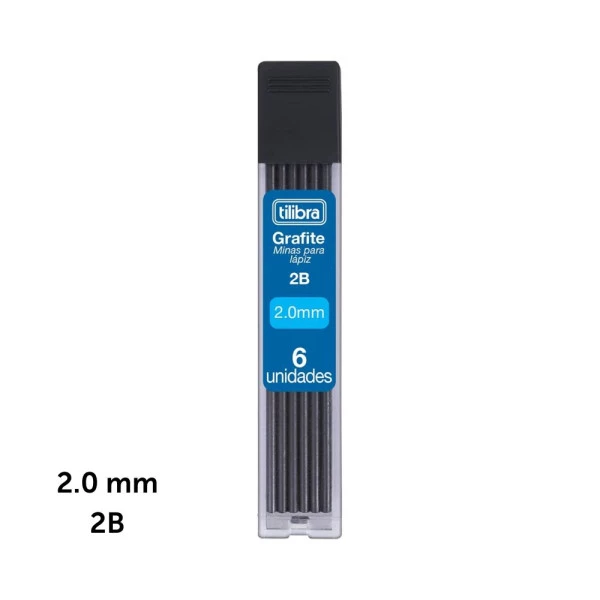 Grafite Para Lapiseira Tilibra 2.0mm 2B