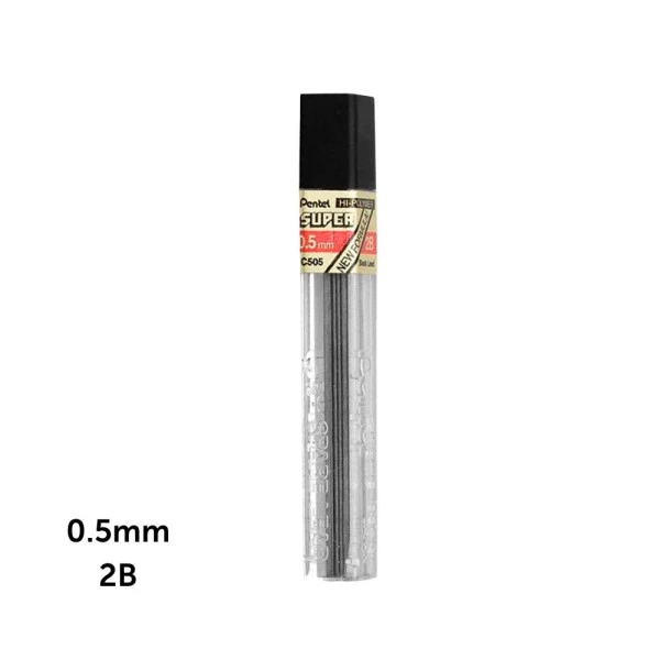 Grafite Para Lapiseira Pentel 0.5mm 2B