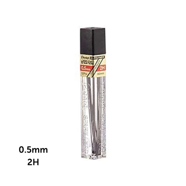 Grafite Para Lapiseira Pentel 0.5mm 2H