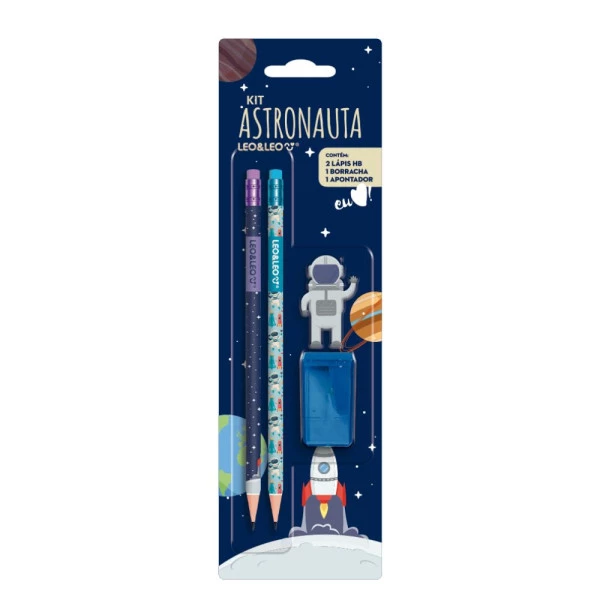 Kit Astronauta Leo&Leo 4 Peças