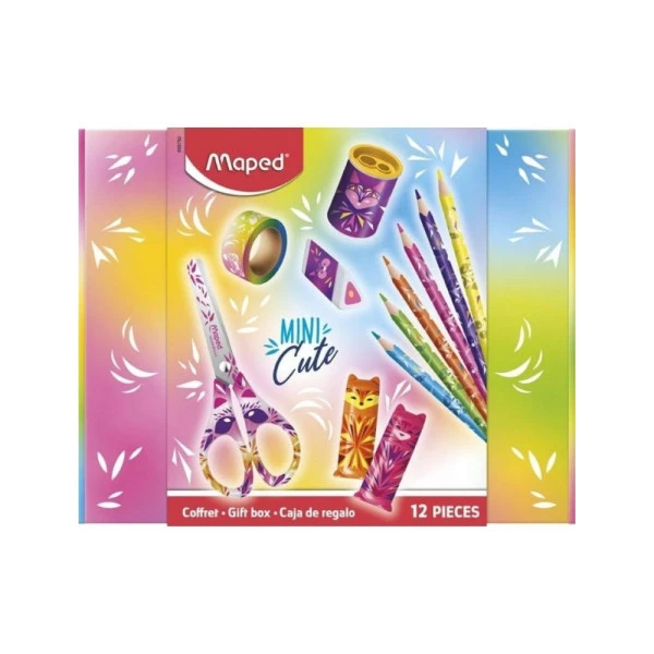 Kit Mini Cute Maped C/ 12 unidades