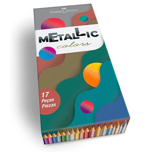 Kit Papelaria Metallic Faber-Castell