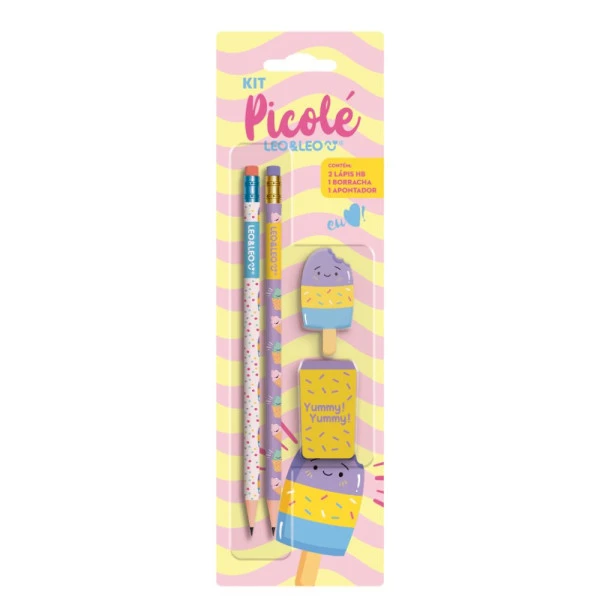 Kit Picolé Leo&Leo 4 Peças