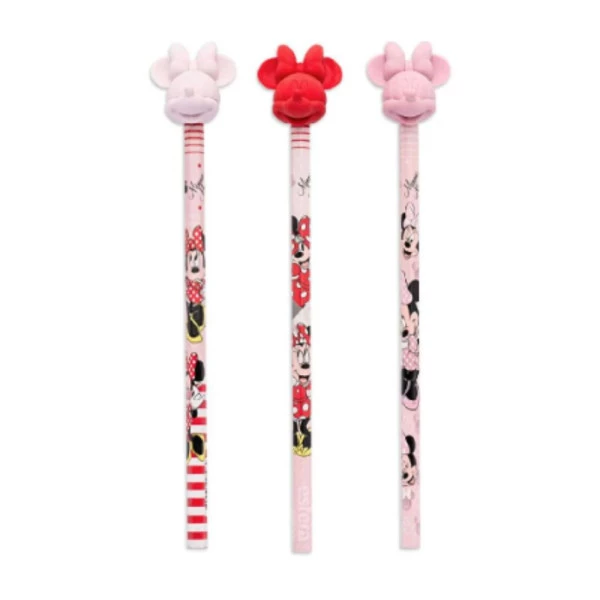 Lápis Grafite Com Ponteira De Borracha Minnie Mouse Molin