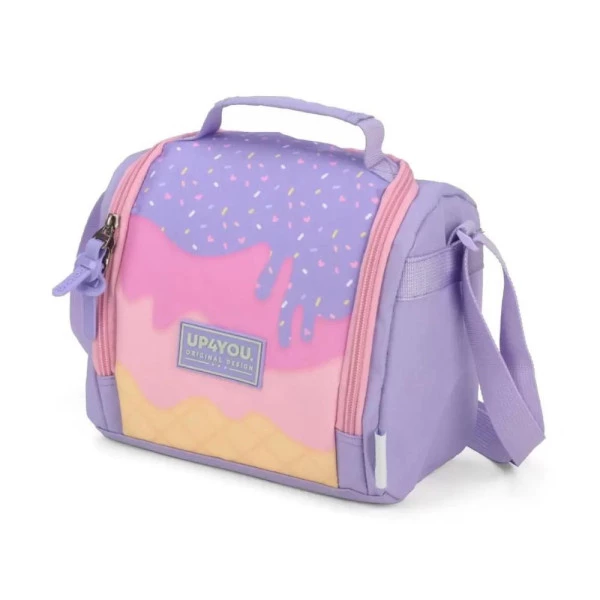 Lancheira Escolar Térmica Up4You Roxo Sorvete