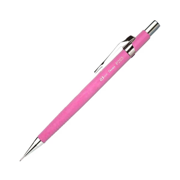 Lapiseira Pentel 0.3 Sharp P203 Rosa Vivo
