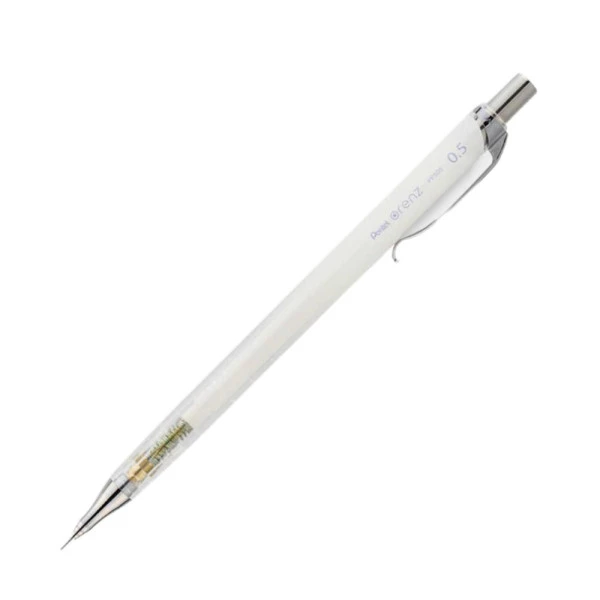 Lapiseira Pentel Técnica 0.5 Orenz Transparente Branca