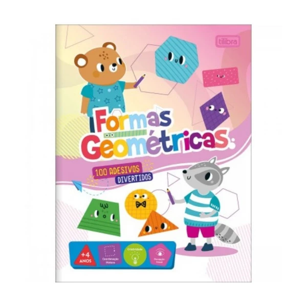 Livro De Atividades Formas Geométricas Tilibra