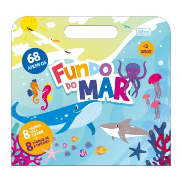 Livro De Colorir Maleta Mar Tilibra