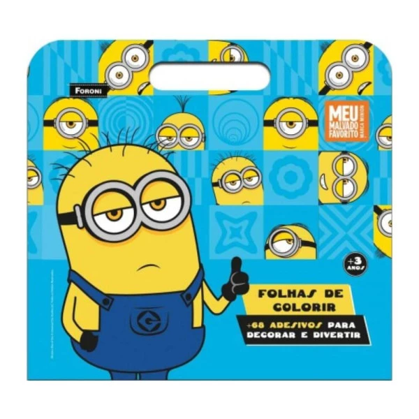 Livro De Colorir Maleta Minions Foroni