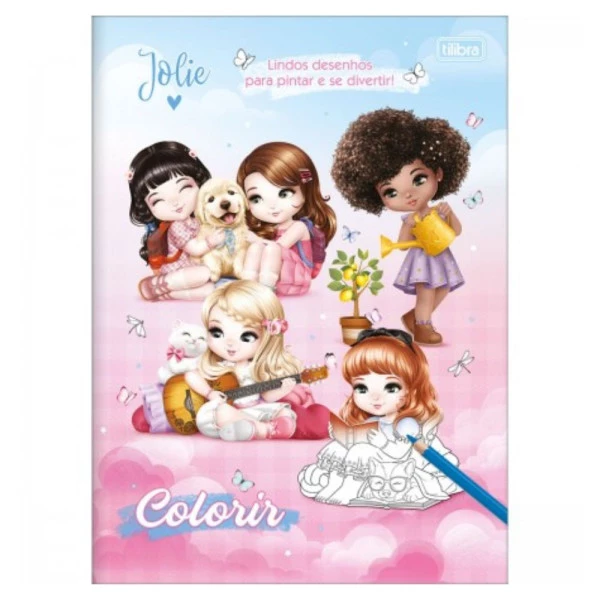 Livro Para Colorir Jolie Tilibra