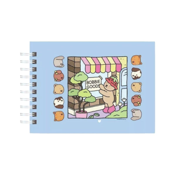Livro de Colorir Bobbie Goods Azul Espiral 50F Pappelera