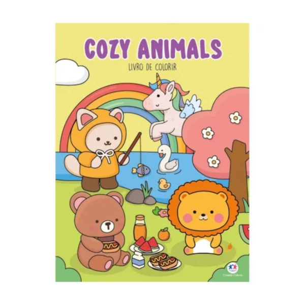 Livro de Colorir Bobbie Goods Cozy Animals 16F Ciranda Cultural