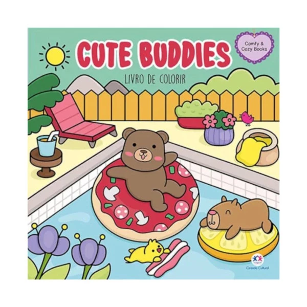 Livro de Colorir Bobbie Goods Cute Buddies 24F Ciranda Cultural