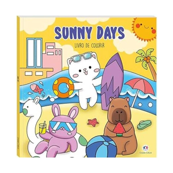 Livro de Colorir Bobbie Goods Sunny Days 24F Ciranda Cultural