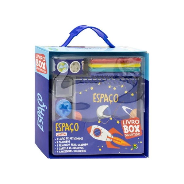 Livro Para Colorir Box Divertido Espaço