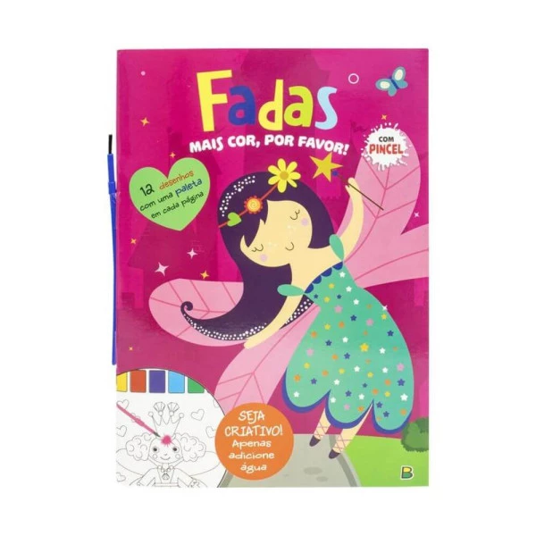 Livro Para Colorir Mais Cor, Por Favor! Fadas