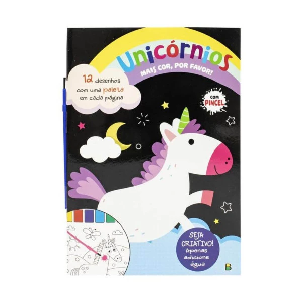 Livro Para Colorir Mais Cor, Por Favor! Unicórnios
