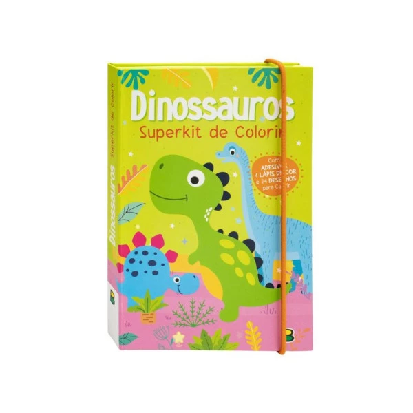 Livro Para Colorir Superkit Dinossauros