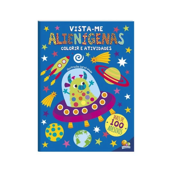 Livro Para Colorir Vista-Me! Alienígenas