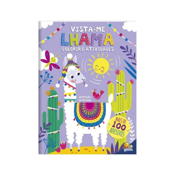 Livro Para Colorir Vista-Me! Lhamas