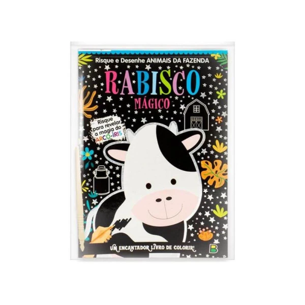 Livro Rabisco Mágico Animais da Fazenda
