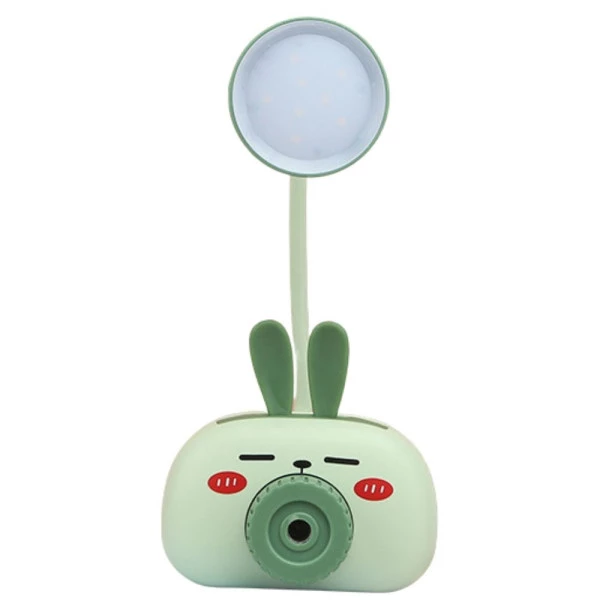 Luminária de Mesa Led Apontador Coelho Verde
