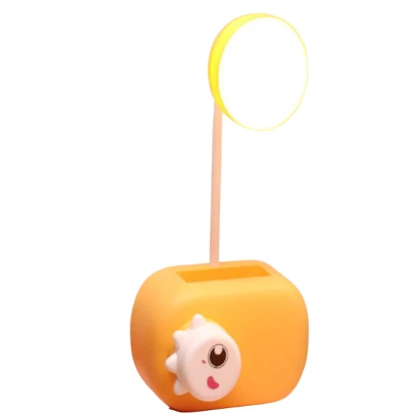 Luminária de Mesa Led Apontador Monstrinho Amarelo