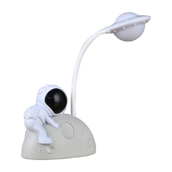 Luminaria Astronauta Deitado Branco