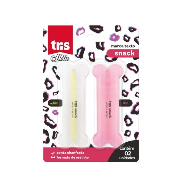 Marca Texto Mini Snack Ossinho Tris Holic Pet