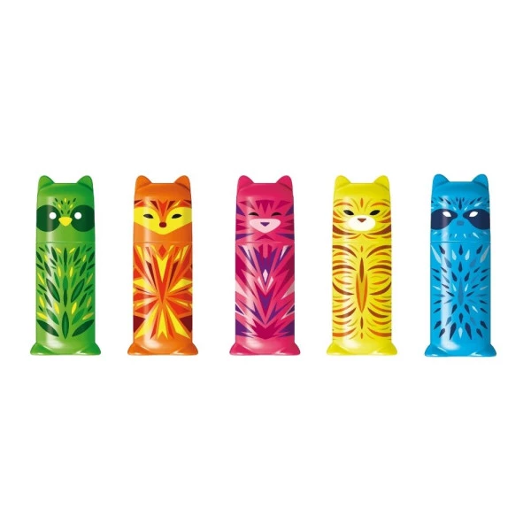 Marca Texto Mini Friends Neon Fluo Peps Maped