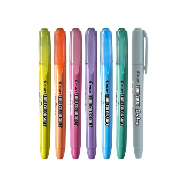 Marca Texto Pilot Lumi Color Tons Pastéis