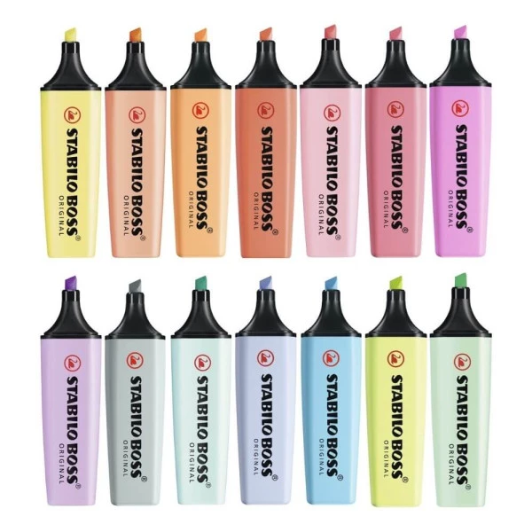 Marca Texto Stabilo Boss Tons Pastel